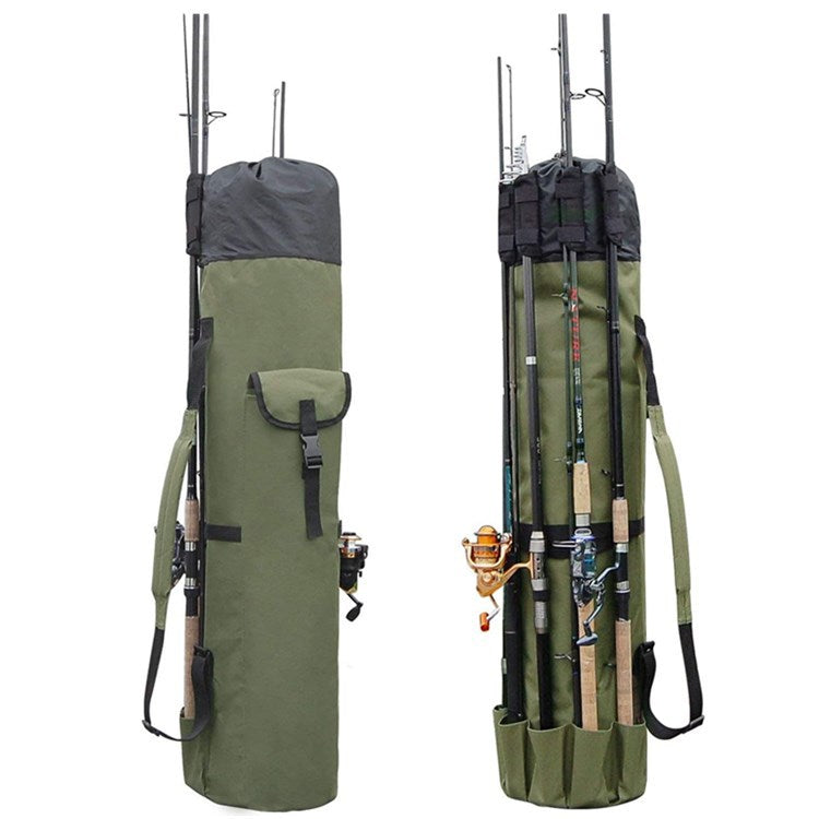 Cylinder Outdoor Fishing Bag Multifunctional Fishing Rod Bag Sea